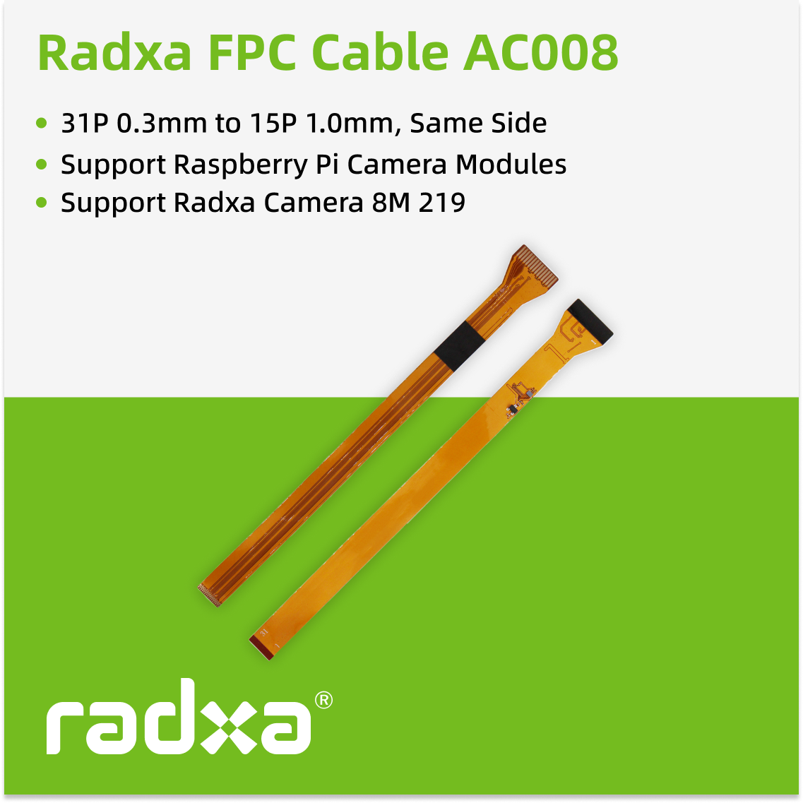 Pi Camera Cable - Radxa Camera FPC Cable for Camera