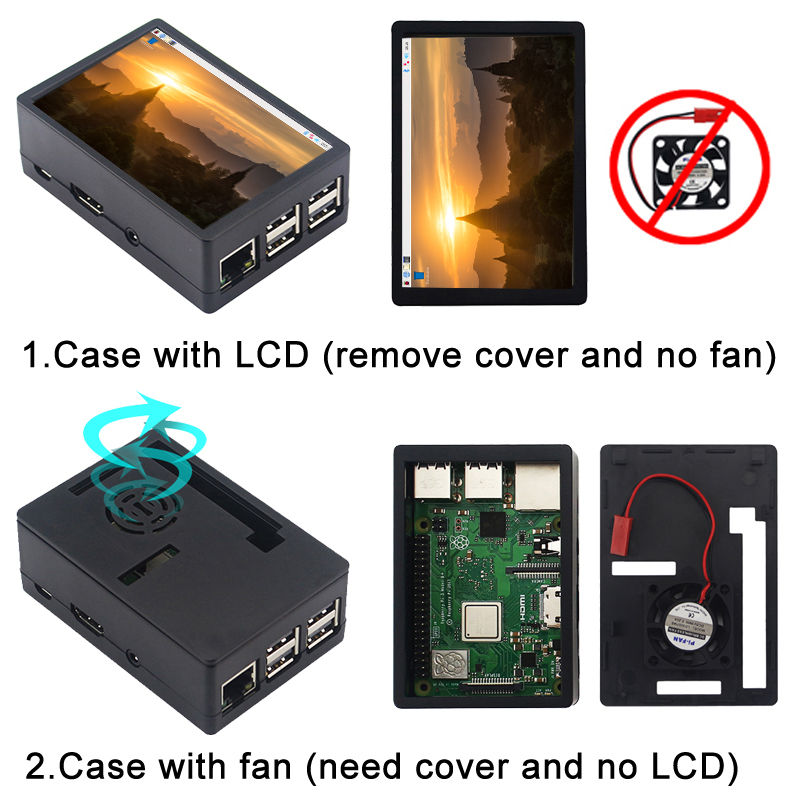 3.5 inch Raspberry Pi 3B/3B+/4 - Pi 4 Case review and price