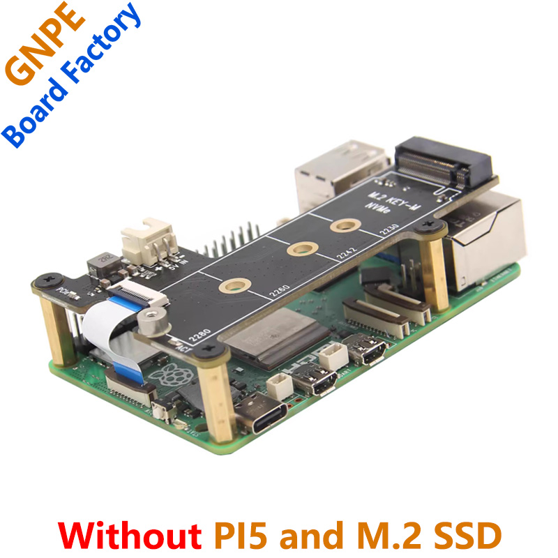 Raspberry Pi 5 PCIE M.2 NVMe P - Pi Cooler review and price
