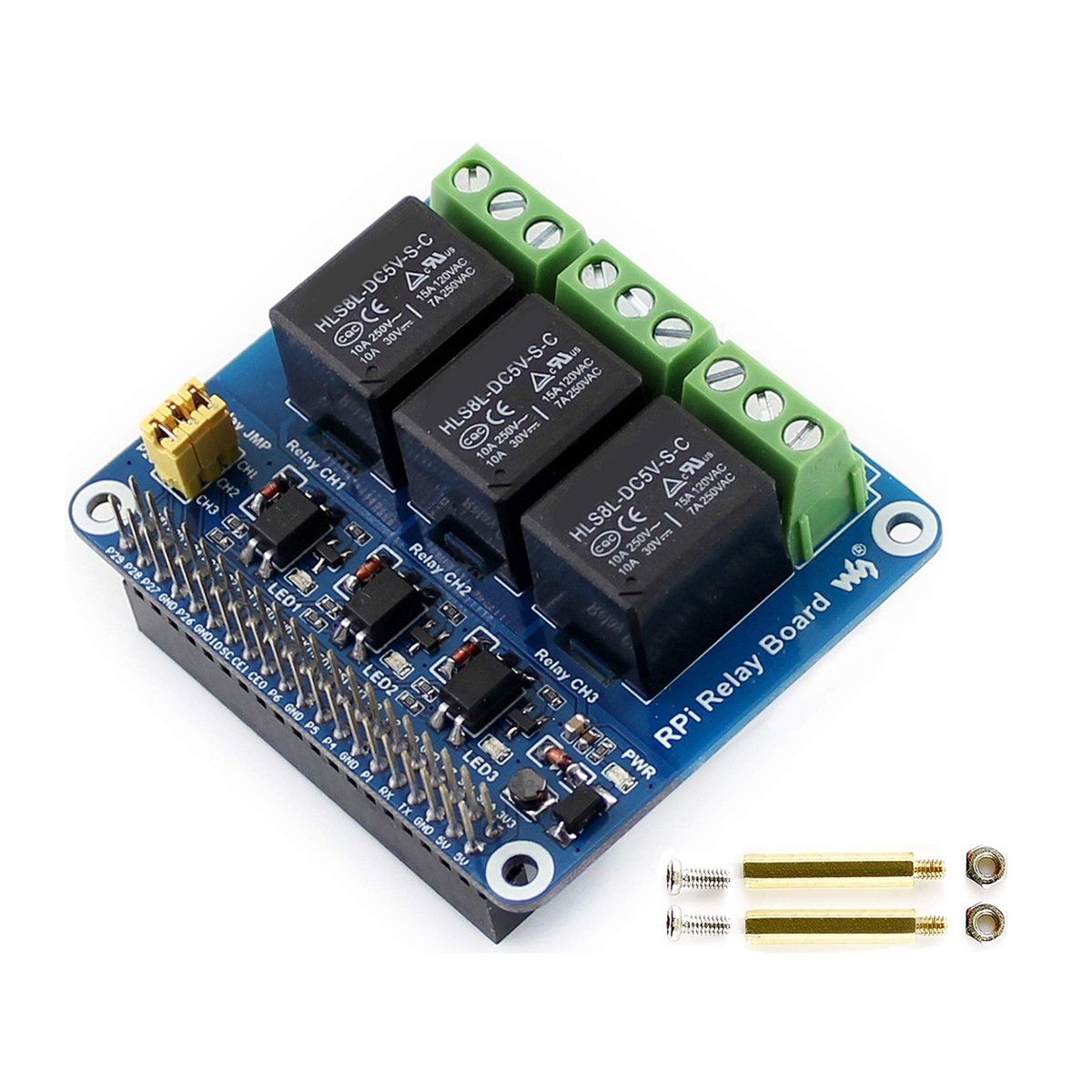 Waveshare 5V 3-Channel Relay M - Raspberry Pi Kit review and price