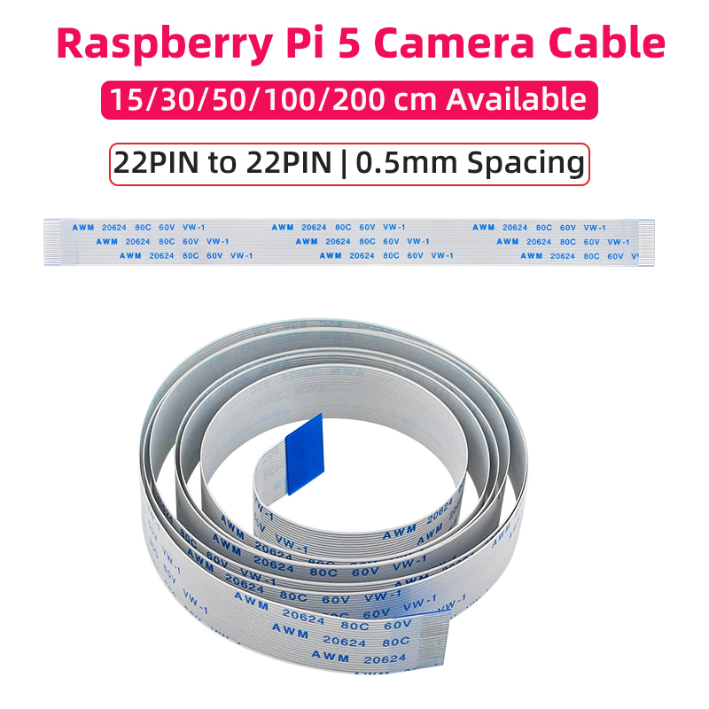 Raspberry Pi 5 Camera Cable 22 - Pi Camera Cable review and price